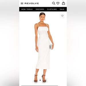 Bardot Roberta Corset Ivory Dress